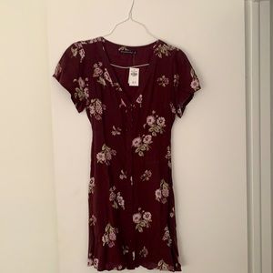 Burgundy Abercrombie short dress